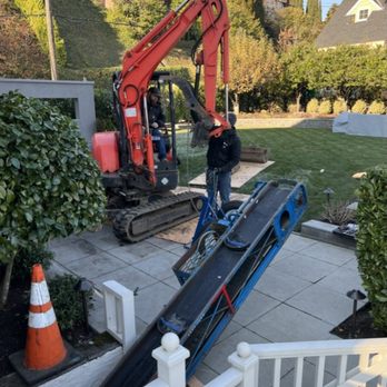 Spearhead Construction - Basement digout, needed 60' of conveyors to move 28 cubic yards. - Excavation Services Near Me