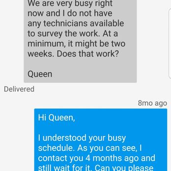 Intelligent Fire Systems & Solutions - Here is my proof of them did not response to me at all. - Fire Protection Services Near Me - Santa Clarita, California Intelligent Fire Systems & Solutions - Here is my proof of them did not response to me at all. - Fire Protection Services Near Me - Santa Clarita, California