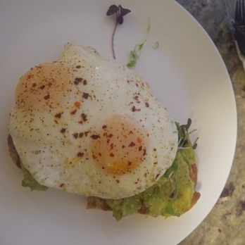 sam a.m - To go avocado toast. Eggs cooked perfectly lots of avocado. Flavor is great. Bread was not toasted and was chewy and hard to cut through. - Cafes Near Me - Jersey City, New Jersey sam a.m - To go avocado toast. Eggs cooked perfectly lots of avocado. Flavor is great. Bread was not toasted and was chewy and hard to cut through. - Cafes Near Me - Jersey City, New Jersey