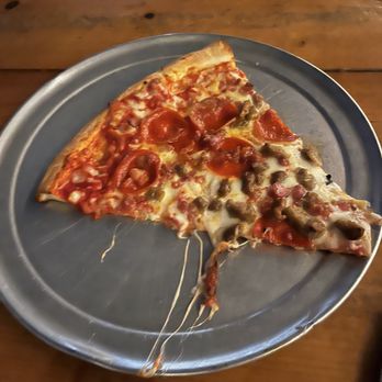 Slow Rise on the Brazos - Meat Lovers Pizza - Pizza Near Me - Waco, Texas Slow Rise on the Brazos - Meat Lovers Pizza - Pizza Near Me - Waco, Texas