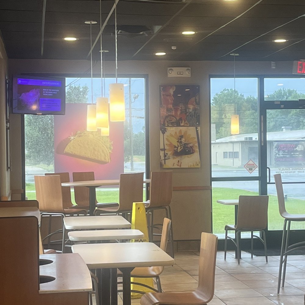 Taco Bell - Interior - Fast Food Near Me - Montgomery, Alabama Taco Bell - Interior - Fast Food Near Me - Montgomery, Alabama