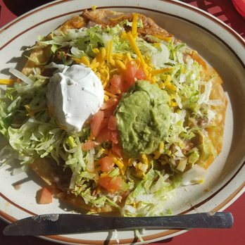 La Herradura - The tostada was smaller than my knife...not that much for a main meal - Mexican Near Me - Myrtle Point, Oregon La Herradura - The tostada was smaller than my knife...not that much for a main meal - Mexican Near Me - Myrtle Point, Oregon