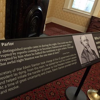The Petersen House - 11.23.18 Secretary of War Edwin Stanton turned one of the rooms into an interrogation area - Museums Near Me - Washington, DC, District of Columbia