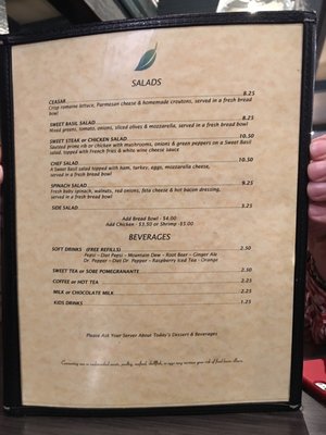 Menu photo 1 Sweet Basil Shippenville, PA Menu photo 1 Sweet Basil Shippenville, PA