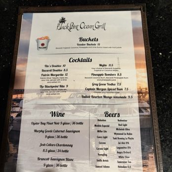 Black Point Ocean Grill - Menu - Seafood Near Me - Cutler Bay, Florida