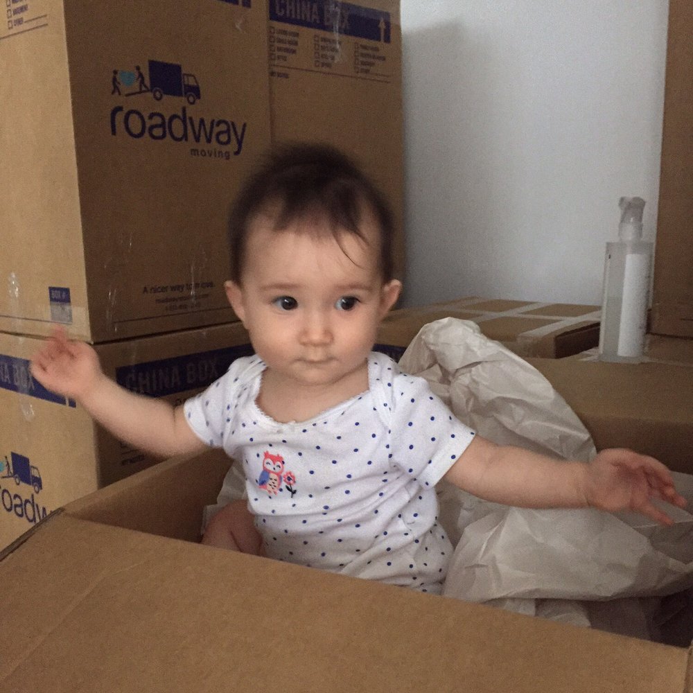 Roadway Moving - My little niece enjoyed the box too - Movers Near Me - New York, New York
