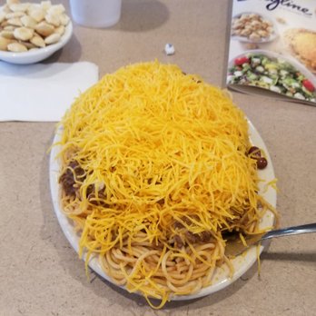 Skyline Chili - 5 way with mustard - Fast Food Near Me - Maineville, Ohio