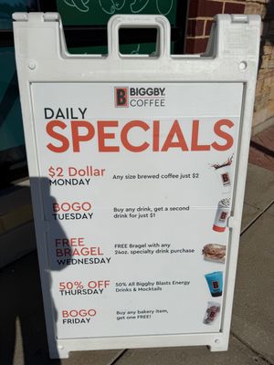 Menu photo 1 Biggby Coffee Franklin, WI