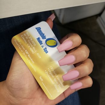 Double OO Nails & Spa - in love !! paid 36$ for shape and no gel. - Nail Salons Near Me - Corona, California