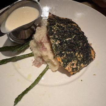 The Cheesecake Factory - Herb Crusted Filet of Salmona - Desserts Near Me - Burlington, Massachusetts