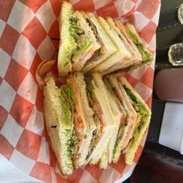 a sandwich in a basket a sandwich in a basket