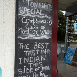 Chef's Tandoor - Specials board