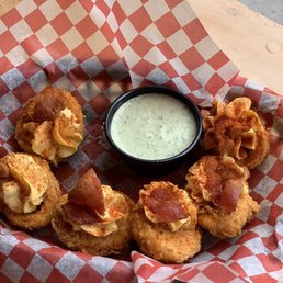 Deep Fried-deviled Eggs