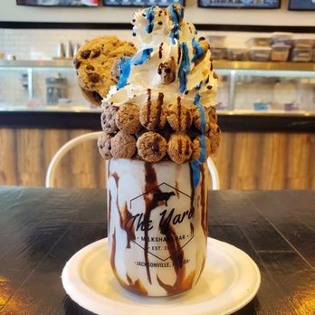 The Yard Milkshake Bar - The Cookie Monster - Ice Cream & Frozen Yogurt Near Me - Jacksonville, Florida The Yard Milkshake Bar - The Cookie Monster - Ice Cream & Frozen Yogurt Near Me - Jacksonville, Florida