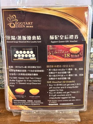Menu photo 1 Eggtart Queen Unionville, ON