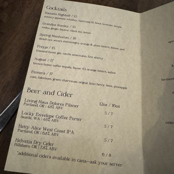 Hayward - Menu - Desserts Near Me - Carlton, Oregon