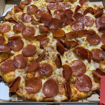 Abby's Legendary Pizza - Thin Crust Pepperoni - Pizza Near Me - Gresham, Oregon Abby's Legendary Pizza - Thin Crust Pepperoni - Pizza Near Me - Gresham, Oregon