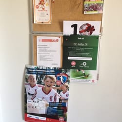 Nørre Aaby Stadion - Notice board
