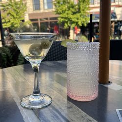 The Quarry Restaurant - Dirty martini and margarita.  Cocktail hour perfection!