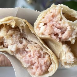 M & L Food Market - Chicken empanada that is RAW. No way should the meat be PINK and FLESHY. Disgusting. Never eating from here.