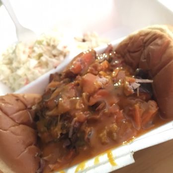 Konan BBQ - Pork sandwich and cole slaw - Barbeque Near Me - Tampa, Florida Konan BBQ - Pork sandwich and cole slaw - Barbeque Near Me - Tampa, Florida