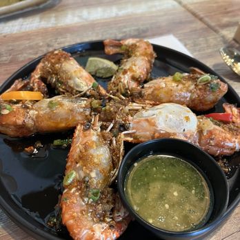 Kin Phed - BIG HEAD PRAWN GARLIC CHILI OIL - Thai Near Me - Livermore, California