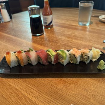 R+D Kitchen - Rainbow roll - New American Near Me - Dallas, Texas R+D Kitchen - Rainbow roll - New American Near Me - Dallas, Texas