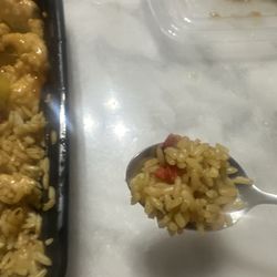 Six Happiness Restaurant - This isn't genuine rice. This is mini rice diabolical.
