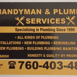 Handyman and Plumbing Services