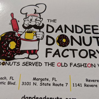 Dandee Donut Factory - Here's the box no directions on how to eat! Lol - Donuts Near Me - Margate, Florida