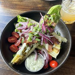 Grilled romaine