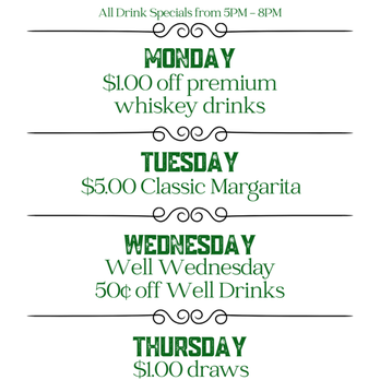 Idle Hour - Daily Drink Specials - Dive Bars Near Me - Anthony, Kansas Idle Hour - Daily Drink Specials - Dive Bars Near Me - Anthony, Kansas