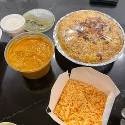 Chicken Korma and Chicken Biryani Chicken Korma and Chicken Biryani