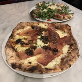 Fuoco Pizzeria Napoletana - Quattro Stagioni Black Truffle - Pizza Near Me - Fullerton, California Fuoco Pizzeria Napoletana - Quattro Stagioni Black Truffle - Pizza Near Me - Fullerton, California