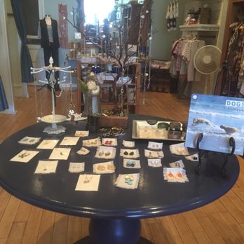 Seastrand - Jewelry table set up & hilarious Dogs of Carpinteria book for sale - Women's Clothing Near Me - Carpinteria, California Seastrand - Jewelry table set up & hilarious Dogs of Carpinteria book for sale - Women's Clothing Near Me - Carpinteria, California