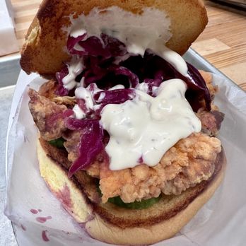 Konjoe Burger - Hawaiian Chicken Sandwich $14.50 - Burgers Near Me - Los Altos, California Konjoe Burger - Hawaiian Chicken Sandwich $14.50 - Burgers Near Me - Los Altos, California