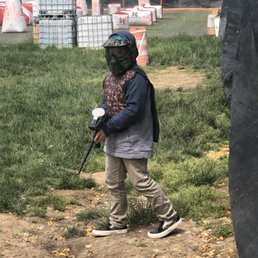 Birthday boy 1st time paint balling! Birthday boy 1st time paint balling!