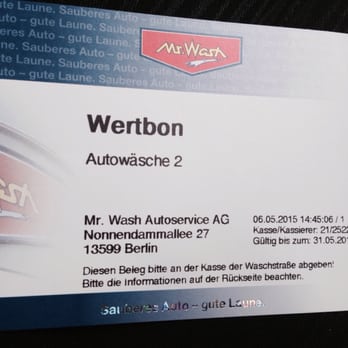 Mr. Wash - Mr. Wash. Keine Innenreinigung! - Gas Stations Near Me - Berlin, BE