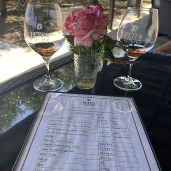 Peter Cellars - A rose from Tyler's garden. - Wine Tasting Room Near Me - Sonoma, California