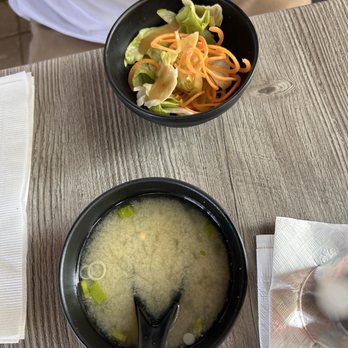 Lucky Af - Ginger salad and miso soup - Asian Fusion Near Me - Short Pump, Virginia Lucky Af - Ginger salad and miso soup - Asian Fusion Near Me - Short Pump, Virginia