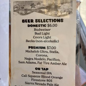 Bayside Cafe - Beer! - Mexican Near Me - Morro Bay, California