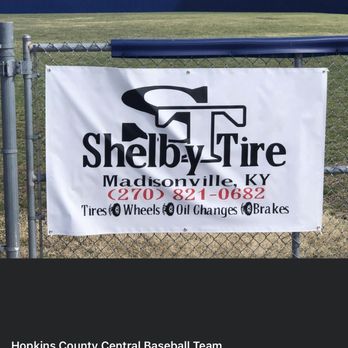 Shelby Tire - We sponsor most local sports teams in our community - Tires Near Me - Madisonville, Kentucky Shelby Tire - We sponsor most local sports teams in our community - Tires Near Me - Madisonville, Kentucky