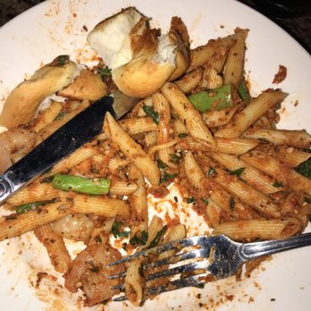 BJ's Restaurant & Brewhouse - I took the picture after I started eating but Shrimp and Asparagus Penne! - New American Near Me - Frederick, Maryland BJ's Restaurant & Brewhouse - I took the picture after I started eating but Shrimp and Asparagus Penne! - New American Near Me - Frederick, Maryland