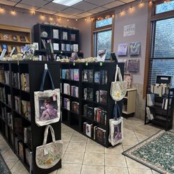 Interior of Fabled & Bound's booktique.