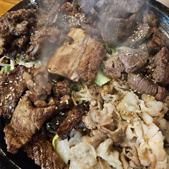 Chef JK Korean BBQ - combo C platter 1 of 2 - Korean Near Me - Evans, Georgia Chef JK Korean BBQ - combo C platter 1 of 2 - Korean Near Me - Evans, Georgia