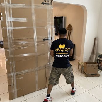 Aragon Moving Systems - Packing furniture - Movers Near Me - Fort Lauderdale, Florida