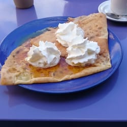 Crêperie Artisanale - Crêpe chantilly et caramel
