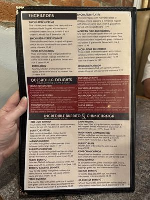 Menu photo 2 Lion Rojo Mexican Restaurant Baxter Springs, KS Menu photo 2 Lion Rojo Mexican Restaurant Baxter Springs, KS