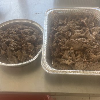 BJ's Alabama BBQ - 4 1/2 lbs of brisket.  I think they aren't used to people weighing it - Barbeque Near Me - Tampa, Florida