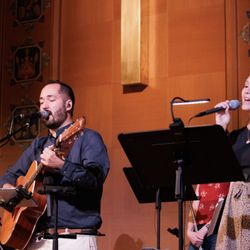 New City Presbyterian Church - Music Team worshiping.